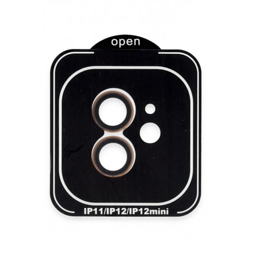 LRZ02 iPhone 11 PVD Metal Kamera Lens - Turuncu