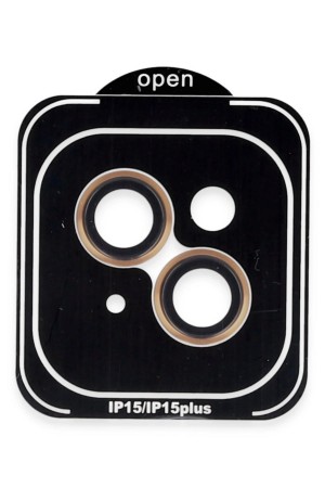 LRZ02 iPhone 14 PVD Metal Kamera Lens - Turuncu