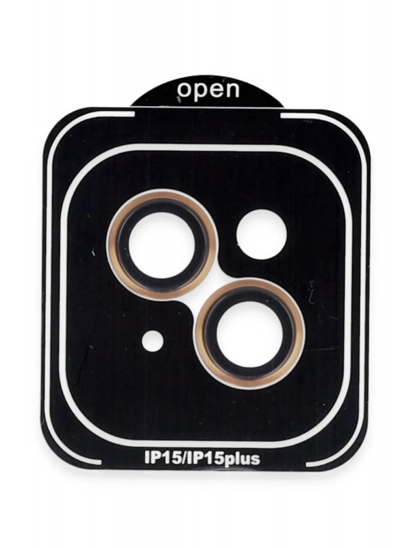 LRZ02 iPhone 14 PVD Metal Kamera Lens - Turuncu&hellip;