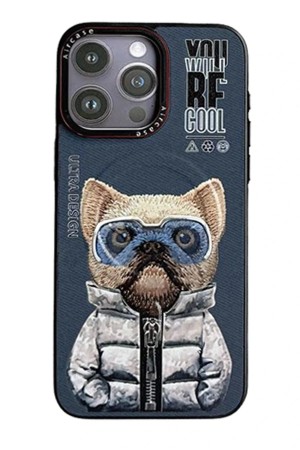 LRZ02 iPhone 14 Pro Fun Magsafe Kapak - Lacivert-2&hellip;