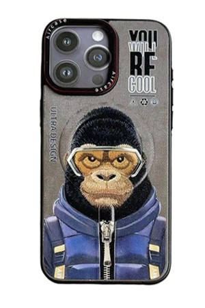 LRZ02 iPhone 14 Pro Fun Magsafe Kapak - Natural Grey&hellip;