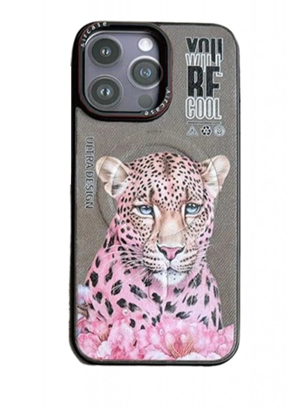 LRZ02 iPhone 14 Pro Max Fun Magsafe Kapak - Natural Grey-2&hellip;