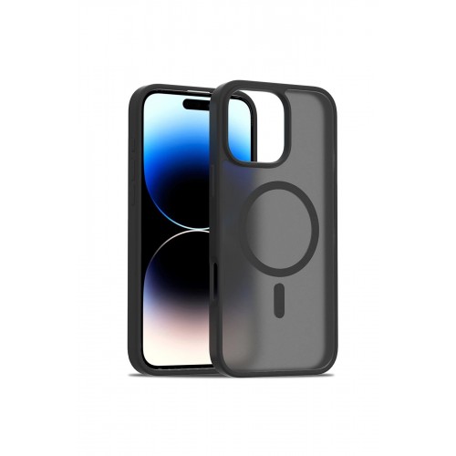 LRZ02 iPhone 16 Pro Jota Magsafe Kapak - Siyah