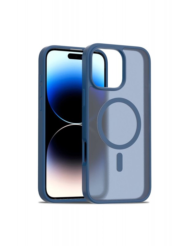 LRZ02 iPhone 16 Pro Jota Magsafe Kapak - Lacivert&hellip;