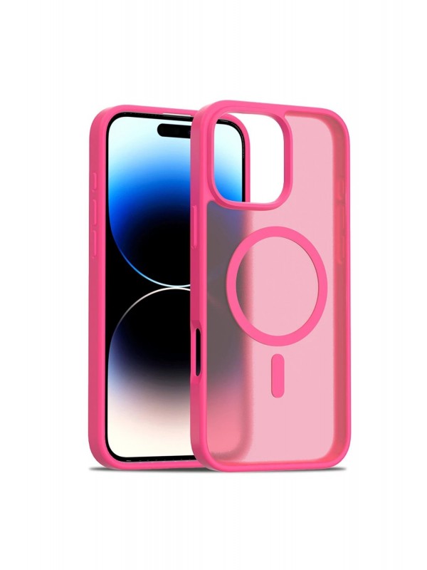 LRZ02 iPhone 16 Pro Jota Magsafe Kapak - Rose&hellip;