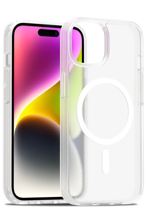 LRZ02 iPhone 15 Jota Magsafe Kapak - Şeffaf&hellip;