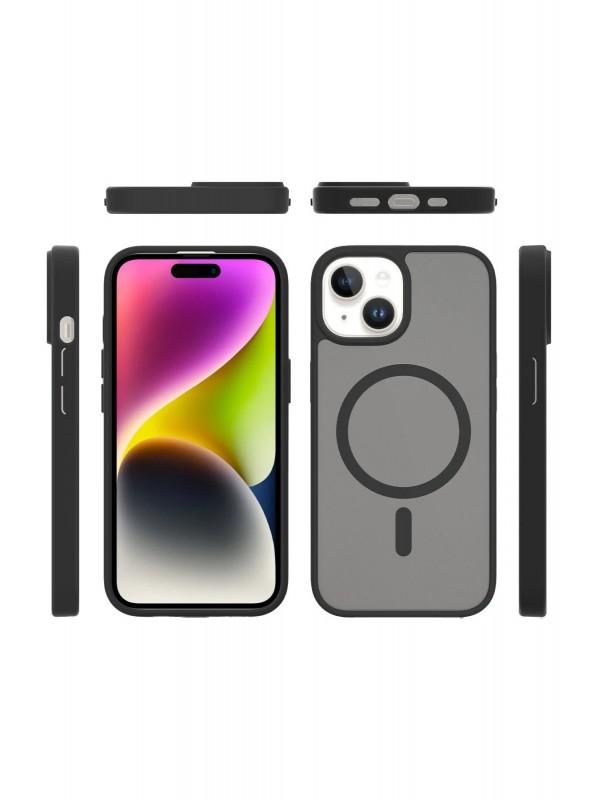 LRZ02 iPhone 15 Pro Jota Magsafe Kapak - Pudra&hellip;