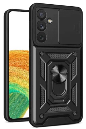 LRZ02 Samsung Galaxy S24 FE Pars Lens Yüzüklü Silikon - Siyah&hellip;