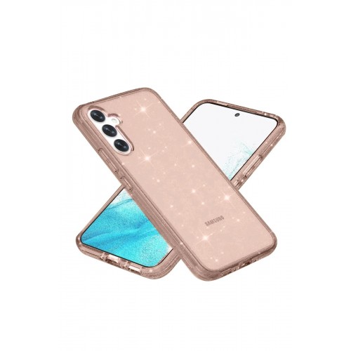 LRZ02 Samsung Galaxy S23 FE Kılıf Star Magsafe Kapak - Turuncu