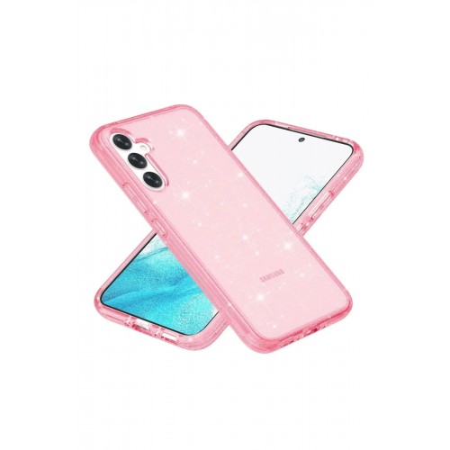 LRZ02 Samsung Galaxy S23 FE Kılıf Star Magsafe Kapak - Pembe