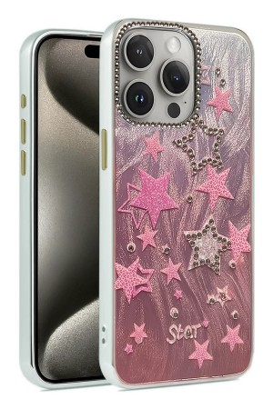 LRZ02 iPhone 14 Pro Kılıf Blade Aynalı Desenli Kapak - Desen 7&hellip;