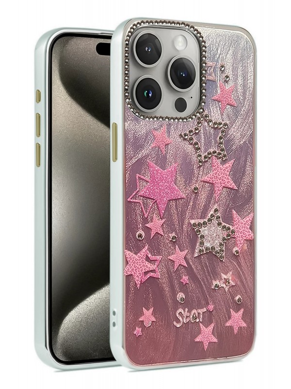 LRZ02 iPhone 14 Pro Kılıf Blade Aynalı Desenli Kapak - Desen 7&hellip;