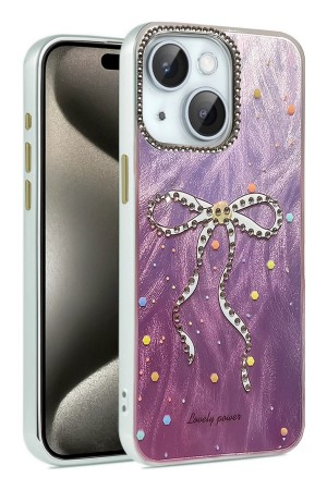 LRZ02 iPhone 15 Plus Kılıf Blade Aynalı Desenli Kapak - Desen 1&hellip;