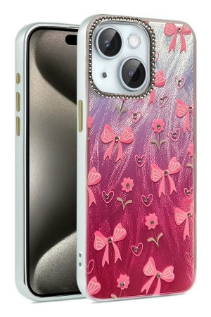 LRZ02 iPhone 15 Plus Kılıf Blade Aynalı Desenli Kapak - Desen 3&hellip;