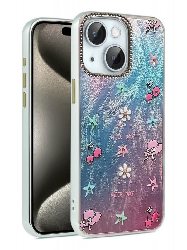 LRZ02 iPhone 15 Plus Kılıf Blade Aynalı Desenli Kapak - Desen 4… LRZ02 iPhone 15 Plus Kılıf Blade Aynalı Desenli Kapak - Desen 4…