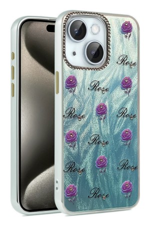 LRZ02 iPhone 15 Plus Kılıf Blade Aynalı Desenli Kapak - Desen 9&hellip;