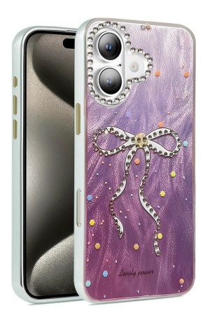 LRZ02 iPhone 16 Plus Kılıf Blade Aynalı Desenli Kapak - Desen 1&hellip;