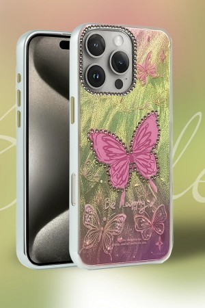 LRZ02 iPhone 16 Plus Kılıf Blade Aynalı Desenli Kapak - Desen 3&hellip;