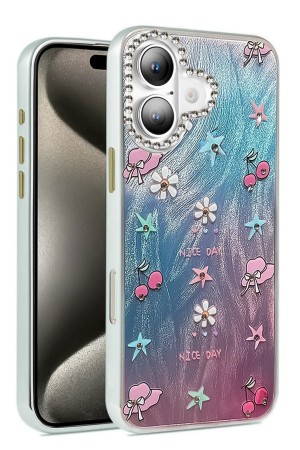 LRZ02 iPhone 16 Plus Kılıf Blade Aynalı Desenli Kapak - Desen 4&hellip;
