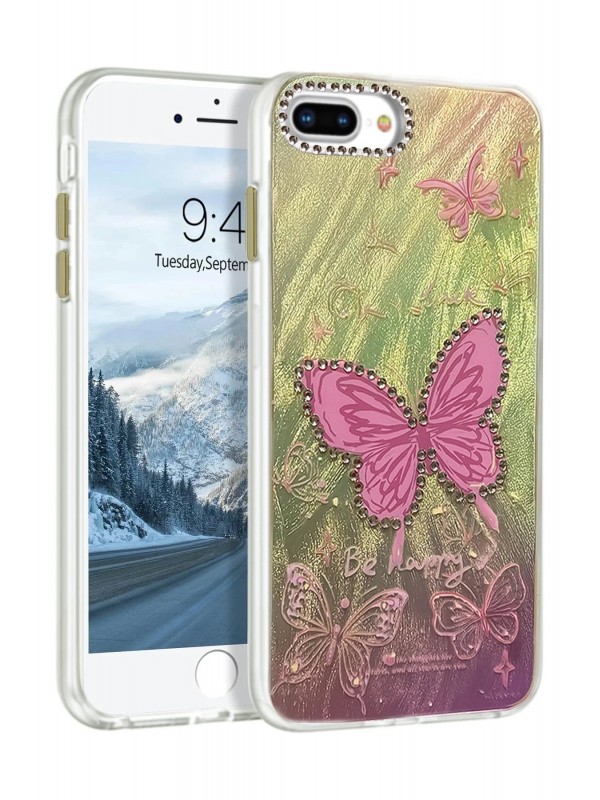 LRZ02 iPhone 7 Plus Kılıf Blade Aynalı Desenli Kapak - Desen 5&hellip;