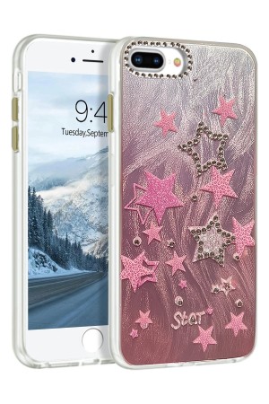 LRZ02 iPhone 7 Plus Kılıf Blade Aynalı Desenli Kapak - Desen 7&hellip;