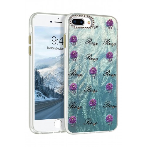 LRZ02 iPhone 7 Plus Kılıf Blade Aynalı Desenli Kapak - Desen 9