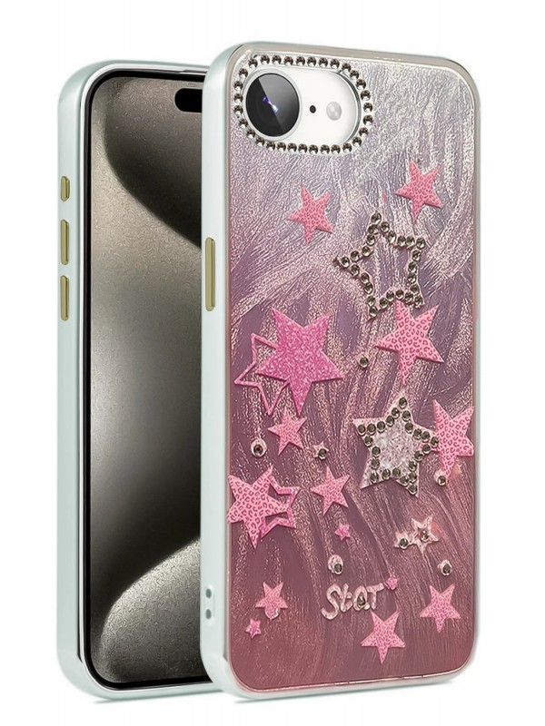 LRZ02 iPhone 16E Kılıf Blade Aynalı Desenli Kapak - Desen 7&hellip;