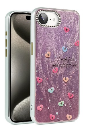 LRZ02 iPhone 16E Kılıf Blade Aynalı Desenli Kapak - Desen 8&hellip;