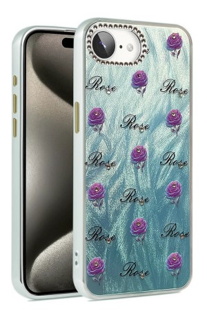 LRZ02 iPhone 16E Kılıf Blade Aynalı Desenli Kapak - Desen 9&hellip;