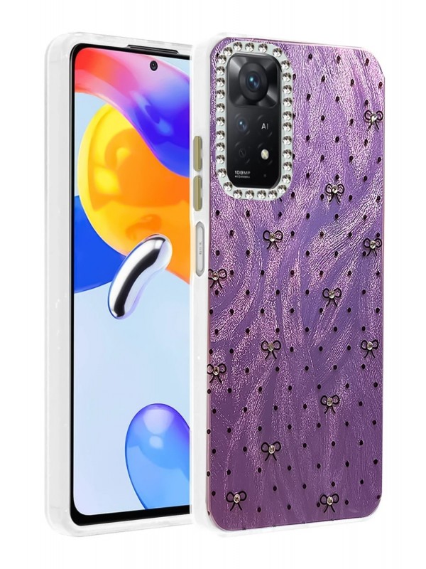 LRZ02 Xiaomi Redmi Note 12 Pro 4G Kılıf Blade Aynalı Desenli Kapak - De&hellip;