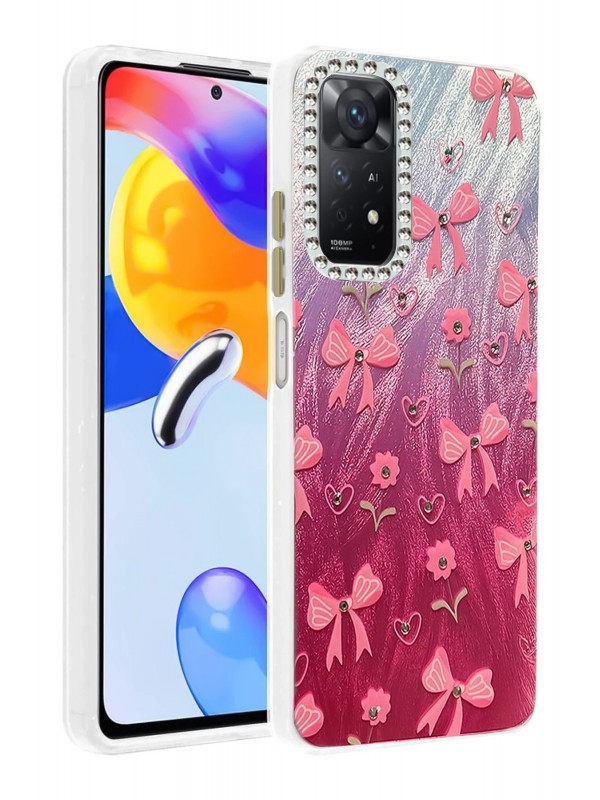 LRZ02 Xiaomi Redmi Note 12 Pro 4G Kılıf Blade Aynalı Desenli Kapak - De&hellip;