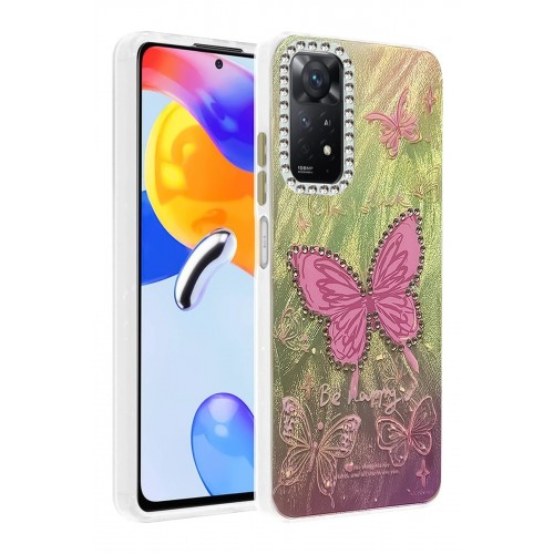 LRZ02 Xiaomi Redmi Note 12 Pro 4G Kılıf Blade Aynalı Desenli Kapak - Desen 5