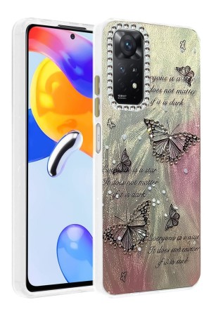 LRZ02 Xiaomi Redmi Note 12 Pro 4G Kılıf Blade Aynalı Desenli Kapak - De&hellip;