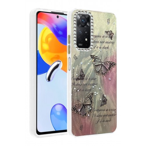 LRZ02 Xiaomi Redmi Note 12 Pro 4G Kılıf Blade Aynalı Desenli Kapak - Desen 6