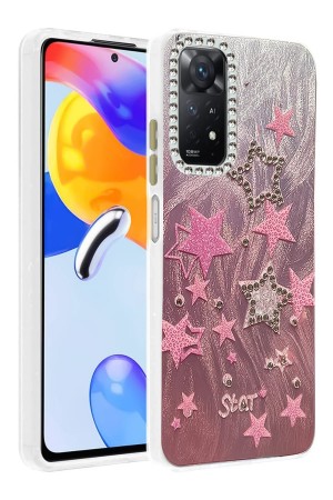 LRZ02 Xiaomi Redmi Note 12 Pro 4G Kılıf Blade Aynalı Desenli Kapak - De&hellip;