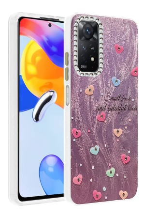 LRZ02 Xiaomi Redmi Note 12 Pro 4G Kılıf Blade Aynalı Desenli Kapak - De&hellip;