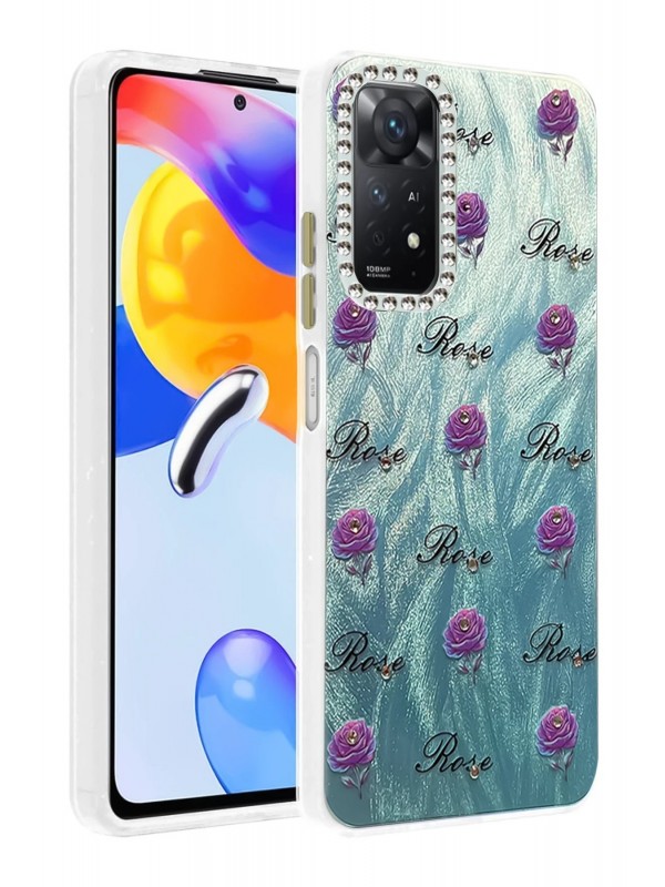 LRZ02 Xiaomi Redmi Note 12 Pro 4G Kılıf Blade Aynalı Desenli Kapak - De&hellip;