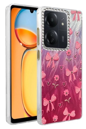 LRZ02 Xiaomi Redmi 13C Kılıf Blade Aynalı Desenli Kapak - Desen 3&hellip;