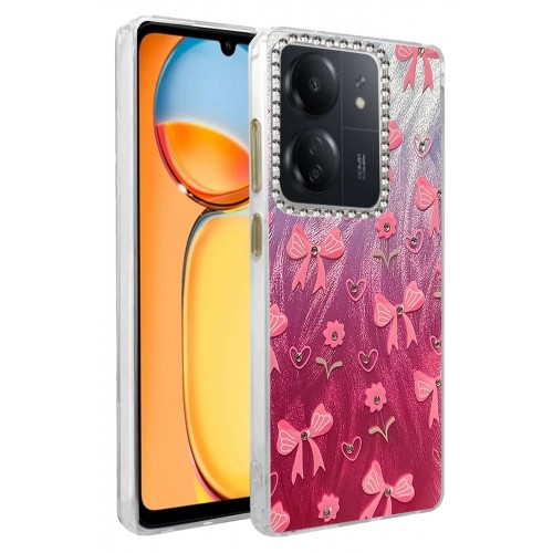 LRZ02 Xiaomi Redmi 13C Kılıf Blade Aynalı Desenli Kapak - Desen 3