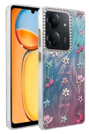 LRZ02 Xiaomi Redmi 13C Kılıf Blade Aynalı Desenli Kapak - Desen 4&hellip;