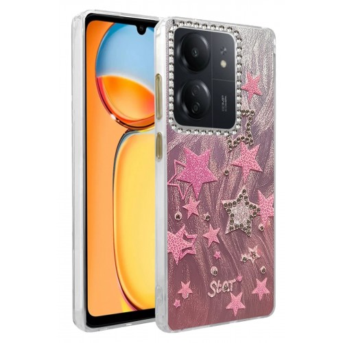 LRZ02 Xiaomi Redmi 13C Kılıf Blade Aynalı Desenli Kapak - Desen 7