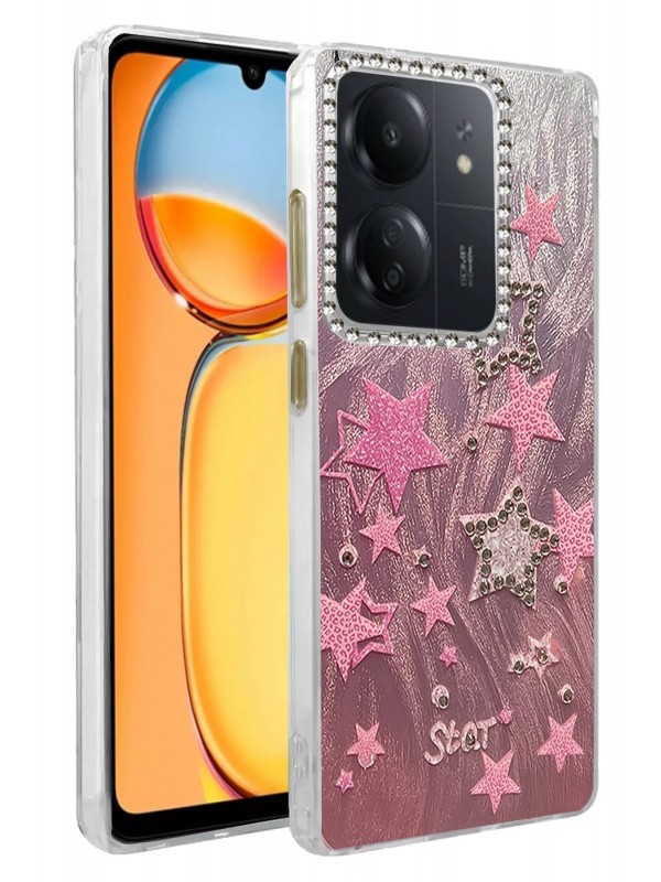 LRZ02 Xiaomi Redmi 13C Kılıf Blade Aynalı Desenli Kapak - Desen 7&hellip;