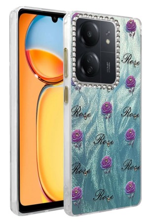 LRZ02 Xiaomi Redmi 13C Kılıf Blade Aynalı Desenli Kapak - Desen 9&hellip;