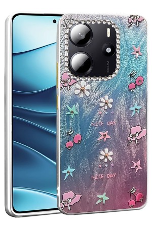 LRZ02 Xiaomi Redmi Note 14 4G Kılıf Blade Aynalı Desenli Kapak - Desen &hellip;