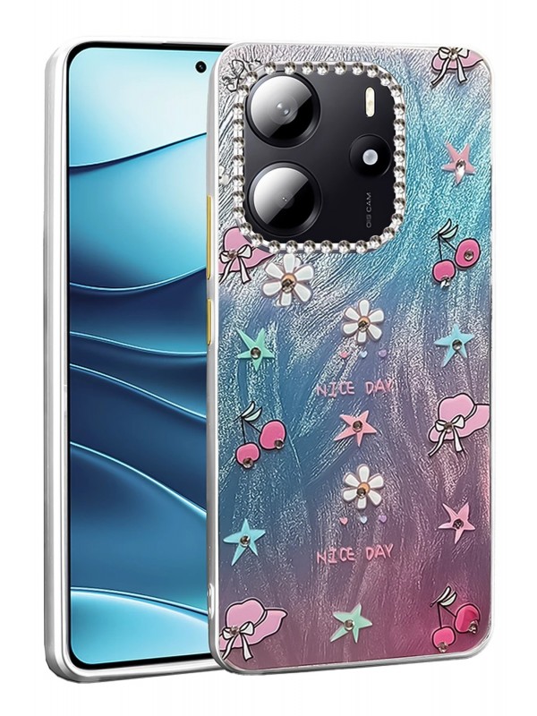 LRZ02 Xiaomi Redmi Note 14 4G Kılıf Blade Aynalı Desenli Kapak - Desen &hellip;