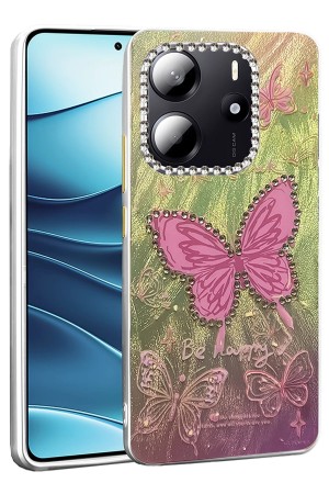 LRZ02 Xiaomi Redmi Note 14 4G Kılıf Blade Aynalı Desenli Kapak - Desen &hellip;