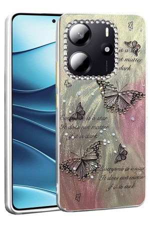 LRZ02 Xiaomi Redmi Note 14 4G Kılıf Blade Aynalı Desenli Kapak - Desen &hellip;