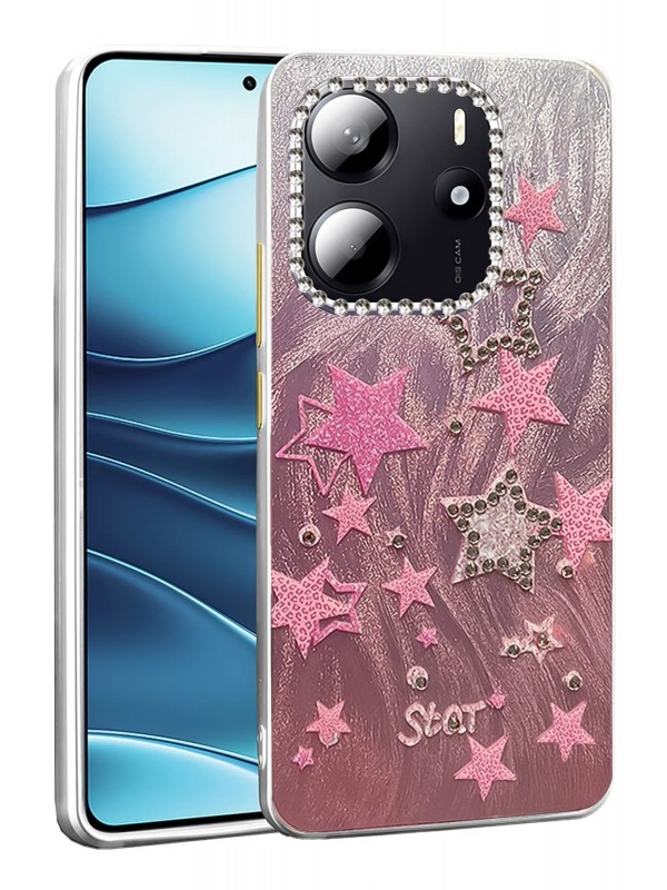 LRZ02 Xiaomi Redmi Note 14 4G Kılıf Blade Aynalı Desenli Kapak - Desen &hellip;