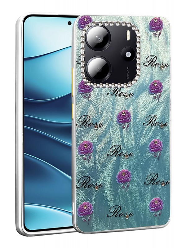 LRZ02 Xiaomi Redmi Note 14 4G Kılıf Blade Aynalı Desenli Kapak - Desen &hellip;