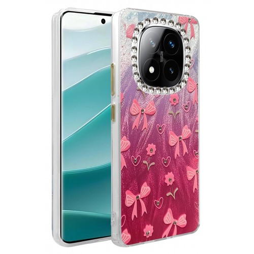 LRZ02 Xiaomi Redmi Note 14 Pro 4G Kılıf Blade Aynalı Desenli Kapak - Desen 3